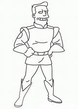 Futurama Colorear Gratistodo Zapp Coloringonly Simpsons sketch template