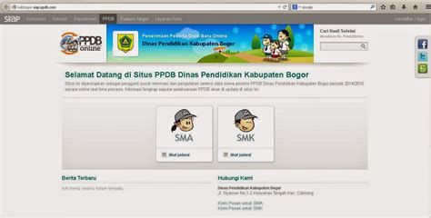 operator sekolah kota bogor situs ppdb dinas pendidikan kabupaten bogor