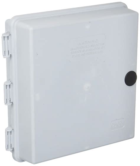 xx outdoor cabletek enclosure plastic gray case utility cable box cte  ebay
