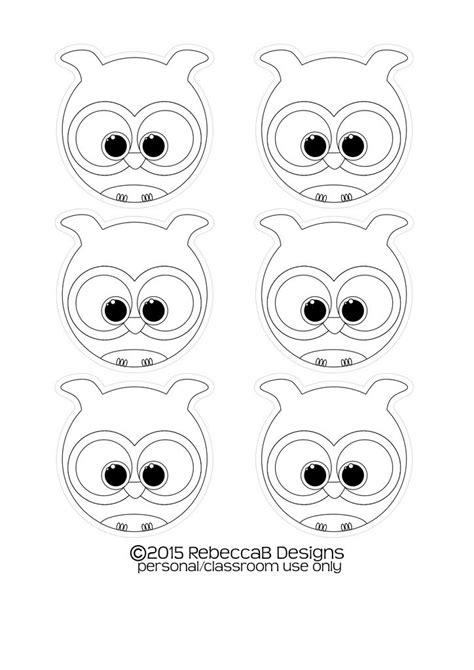 photo rb baby owls bwjpg owl templates  printable coloring
