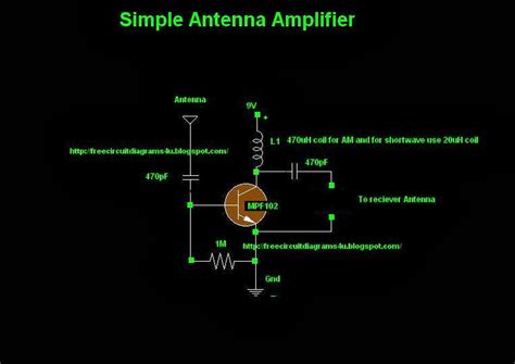 circuit diagrams  antenna amplifier circuit diagram