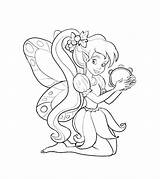 Coloring Fairy Pages Getdrawings Periwinkle sketch template