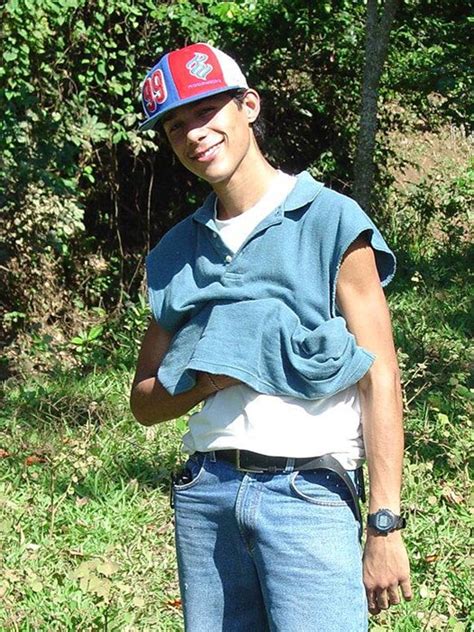 Handsome Latin Twink Strips And Poses Outdoors