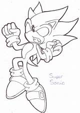 Sonic Super Drawing Coloring Dark Pages Deviantart Getdrawings sketch template
