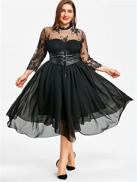 plus size empire waist gothic dress black xl plus size vintage