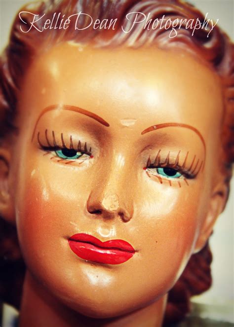 Mannequin Vintage Retro Face Glamor Head 40s 1940s 50s 1950
