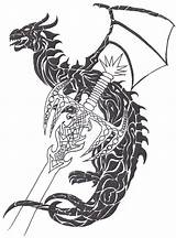 Dragon Sword Deviantart Drawings sketch template