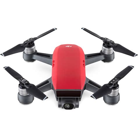 dji spark drone quadcopter lava red bh