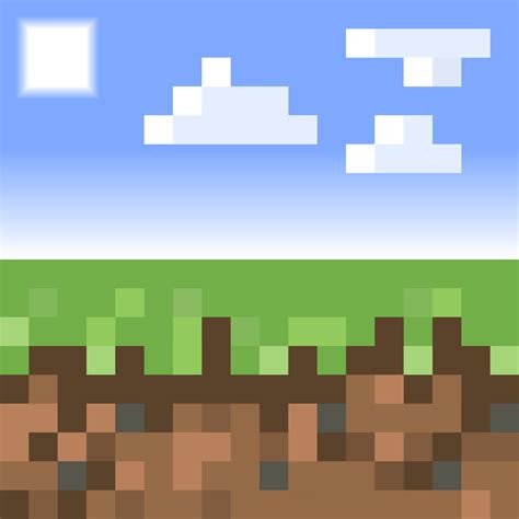 pixel minecraft style land background  vector art  vecteezy