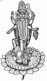 Kali Sketch Brahma Clipart Drawing Coloring Mata Goddess Clip Cliparts Gif Durga Library Google Collection Paintingvalley sketch template