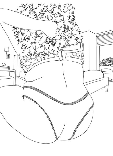 lingerie erotic coloring pages digital art print plus size etsy