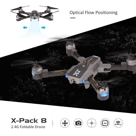 attop  pack  mp camera wifi fpv foldable drone altitude hold optical flow positioning