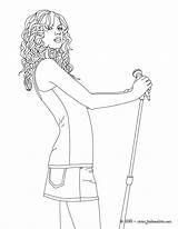 Swift Taylor Coloring Pages Celebrity Printable Getcolorings Color Print sketch template