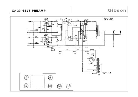 gibson ga   preamp schematic service manual  schematics eeprom repair info