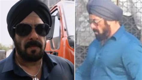 Salman Khan Spotted In Mumbai Aces The Sikh Man Look Bollywood