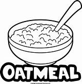 Clipart Oat Food Meal Oatmeal Coloring Groups Pages Preschool Name Template sketch template