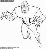 Brainiac Dc Coloring Pages Comics Characters sketch template