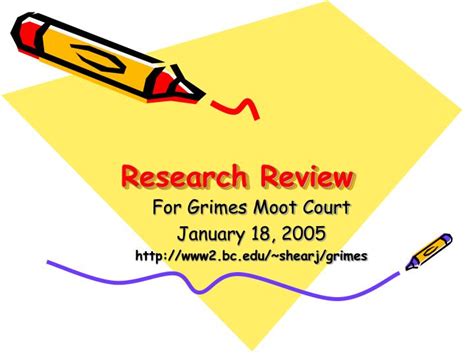 research review powerpoint    id