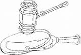 Gavel Government Coloring Pages sketch template