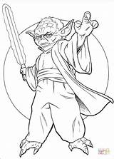 Coloring Pages Yoda Getcolorings Koon Plo sketch template