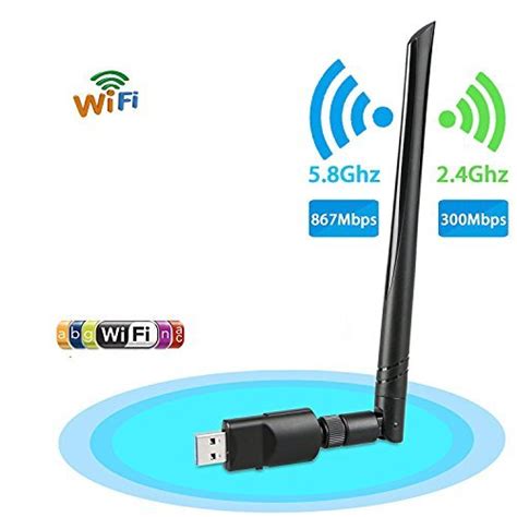 Wireless Usb Wifi Adapter Eeekit 1200mbps 2 4ghz 5ghz Dual Band Wifi