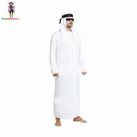 Middle East Saudi Arabia Regal Mens Costume Halloween White Man Party
