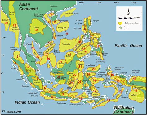 seismic atlas  se asian basins table  content basin index