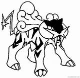 Raikou Coloring Legendary Legendaire Legendaires Mew Ancenscp Downloadable Mewtwo sketch template