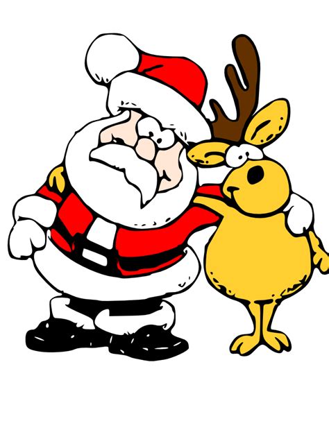 onlinelabels clip art santa  reindeer