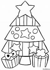 Coloring Pages Christmas Tree Colouring Color Para Navidad Dibujos Natal Pintar Star Desenhos Book Noel Colorir Imprimir Coloriage Sheets sketch template