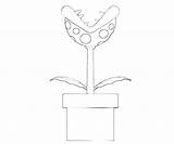 Piranha Petey Coloring Pages Mario Printable Hungry Plant Template Power sketch template