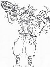 Coloring Sora Power Weapon Dont Say Friends Need Netart sketch template