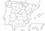 Mapa Mudo Provincias Politico Mapas Mudos Espana Contacto Escuela sketch template