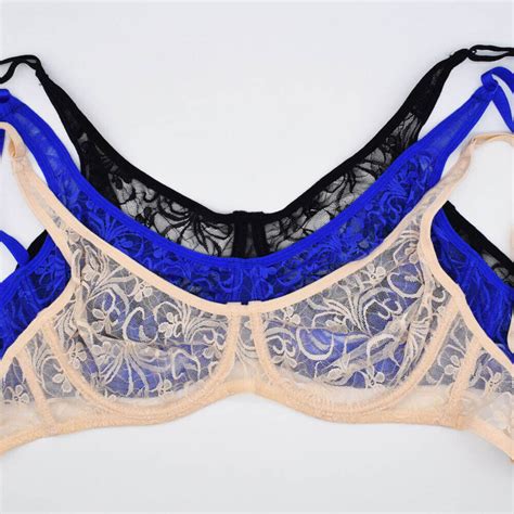 sissy bras sexy lace mens brassiere flat chested plus size bralette underwear ebay