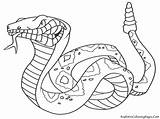 Coloring Pages Snakes Realistic Kids Titan Posted sketch template