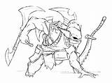 Dota Coloring Pages Opponents Bounty Waiting Hunter Raskrasil sketch template