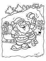 Kleurplaten Slee Kleurplaat Kerstman Kerstmis Met Gratis Van Kleuren Kerst Nl Christmas Winter Kiezen Bord Afkomstig Coloring sketch template