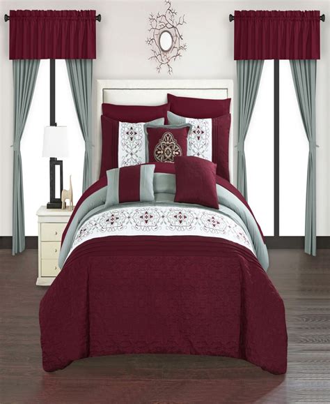 chic home emily  piece queen bed   bag comforter set reviews bed   bag bed bath