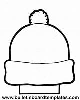 Hat Clipart Snow Winter Coloring Hats Pages Template Board Templates Bulletin Christmas Google Colouring Paper Clipground Snowflake Make Visit Kindergarten sketch template