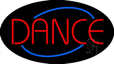 Deco Style Red Dance Animated Neon Sign Dance Club Neon