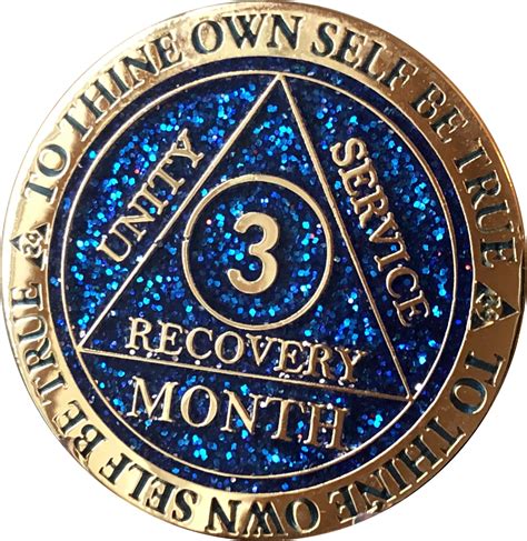 1 11 Or 18 Month Aa Medallion Reflex Blue Glitter Gold