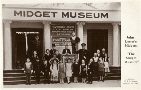 postcard of the midget museum in blackpool england this belongs in a