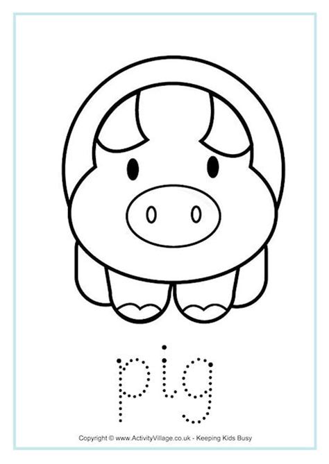 pig word tracing