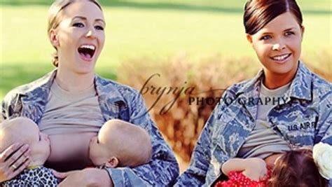 photos of military moms breastfeeding sparks controversy