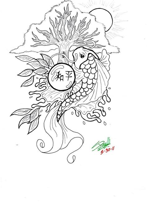 koi coloring pages coloring home