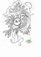 Koi Coloring Pages Fish Japanese Coy Drawing Printable Detailed Getcolorings Library Kids Clipart Color Comments Realistic Getdrawings Print Sketch Insertion sketch template