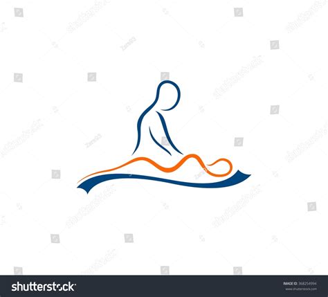massage logo stock vector illustration 368254994 shutterstock