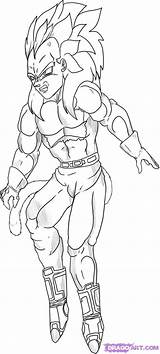 Coloring Vegeta Gt Dragon Ball Super Saiyan Pages Goku Library Clipart Draw Ape sketch template