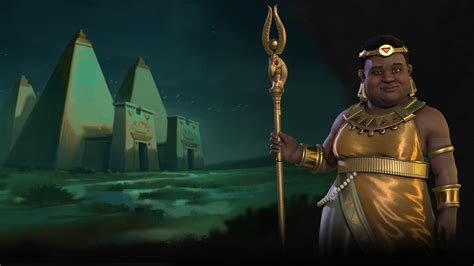 A First Look At At Queen Amanitore The Nubian Leader In Civilization Vi