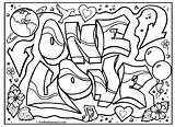 Coloring Graffiti Thug Dentistmitcham sketch template